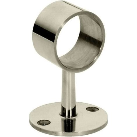 Support de main courante traversant – Inox brossé – Pour tube Ø38.1 mm – Revêtement protecteur – MB2