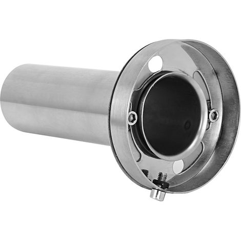 Silencieux de voiture réglable, Tovbmup, acier inoxydable, universel, argent, 173 x 85 mm (1/5)