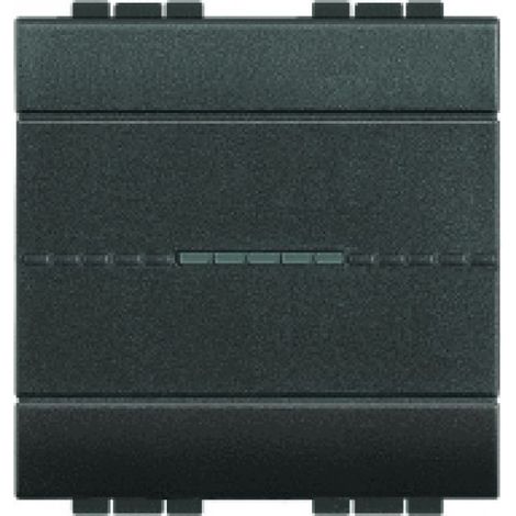 Va-et-vient axial Livinglight 16A 2 modules - anthracite - Legrand (L4053M2A)
