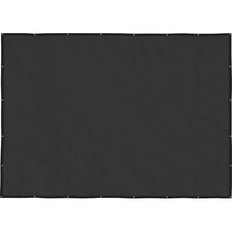 vidaXL Red para remolque HDPE negro 2,5x3,5 m (1/2)