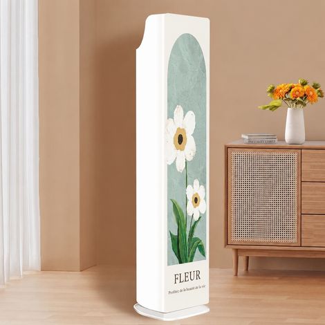 Housse anti-poussière intégrale pour climatiseur colonne motif Fleur du futur réf 9872 500 g – Livraison gratuite