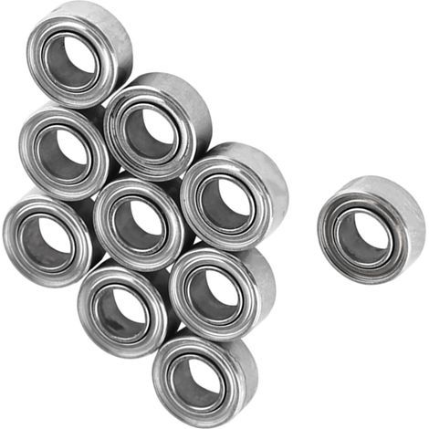 10 roulements à billes miniatures MR63ZZ 3x6x2.5mm avec double blindage pour imprimante 3D et modélisme (1/5)