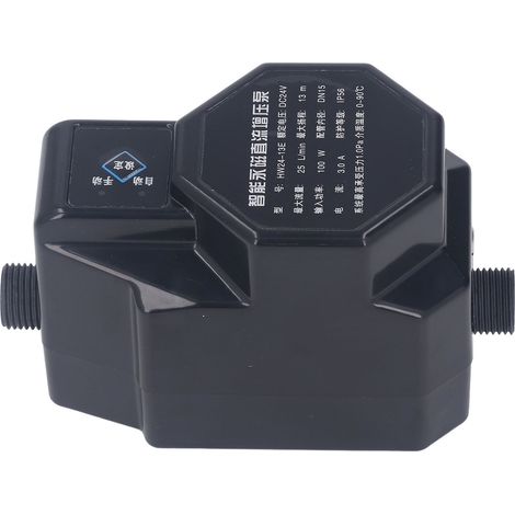 Surpresseur automatique 24 V pour usage domestique avec commande par bouton-poussoir, 100-240 V, 100 W, prise européenne (1/5)