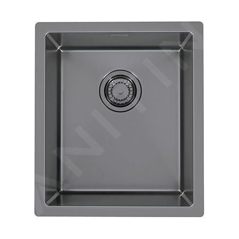Alveus Quadrix Monarch - Évier 390x450 mm, anthracite 1103317 (1/2)