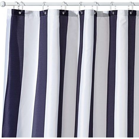 Sealskin Linje Rideau de douche 180x200cm polyester bleu (1/5)