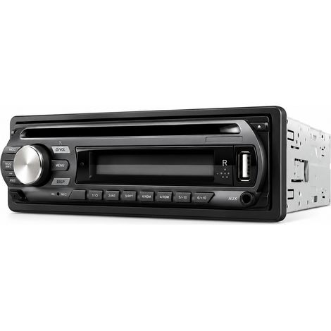 Autoradio 1 DIN Bluetooth CD DVD USB SD AUX FM 4x50W (1/5)