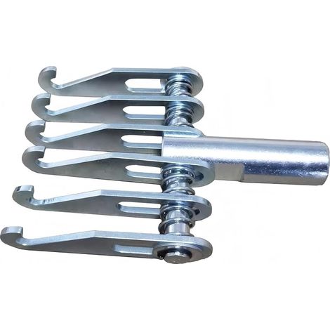 Extracteur de bosses réglable en métal avec 6 tractions et crochet, griffe extracteur de bosses pour la réparation de carrosserie, outil de débosselage pour la réparation de carrosserie automobile (1/5)