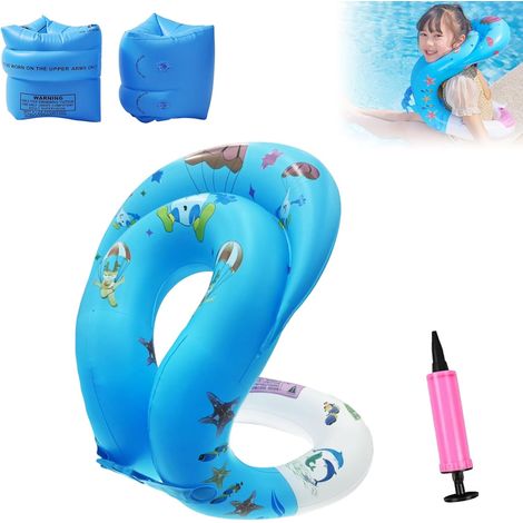 Tapis Gonflable Flottant,Hamac pour Piscine,Pliable Flottant Hamac Gonflable,Adultes et Enfants,Piscine et Plage (1/5)