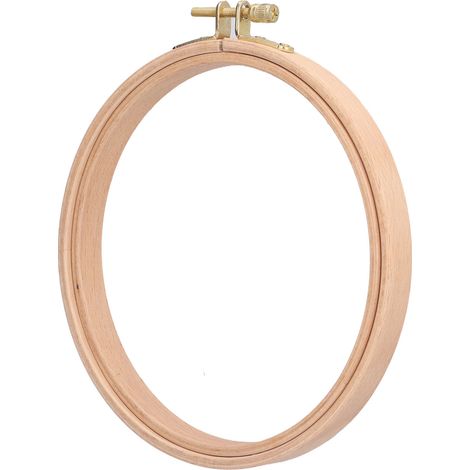 Cadre à broder multifonctionnel en bois épais, adapté à la broderie, au point de croix et à la couture.