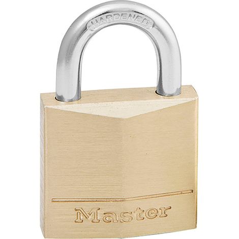 Master Lock 130EURD Solid Brass 30mm Padlock 4-Pin MLK130