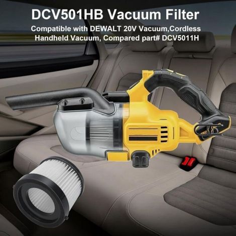 2pcs Filtres HEPA – pour DEWALT DCV501HB/DCV5011H – Lavables et réutilisables – pour aspiration domestique et bricolage (1/4)