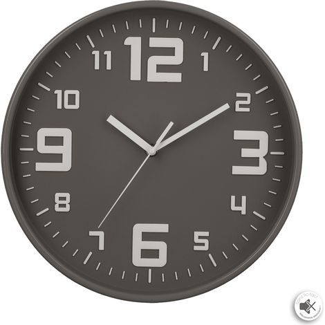 Wanduhr, rundes Zifferblatt für elegante und modische Innenräume (1/4)