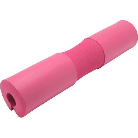 Coussin de protection pour cou et épaules en mousse NBR antidérapante, aspect mat, absorbant la transpiration, pour haltères et squats, couleur rose (1/5)
