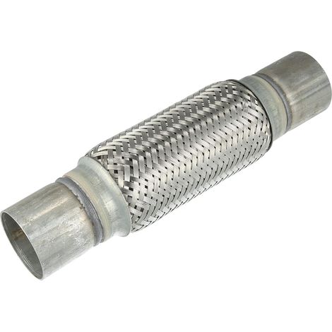 Flexibles Autoauspuffrohr mit angeschweißtem Verlängerungsrohr 60mm x 300mm