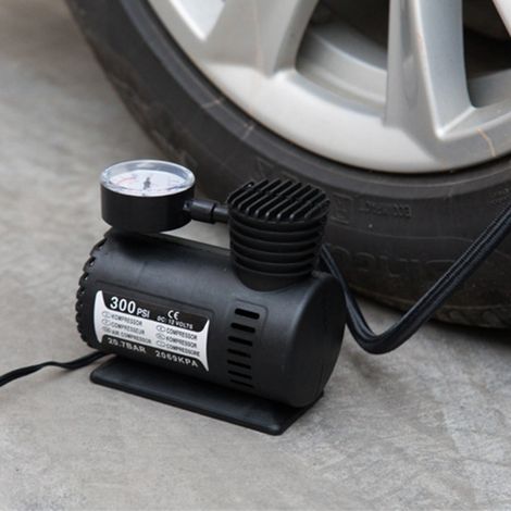 Mini-Luftkompressor 300 PSI 12V für Autos, elektrische Reifenpumpe. (1/5)