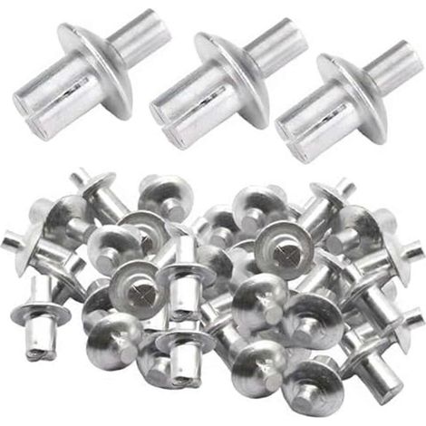 Rivets à âme en aluminium à expansion ronde, rivets en aluminium à percussion, rivets à âme en aluminium demi-rondes (1/5)