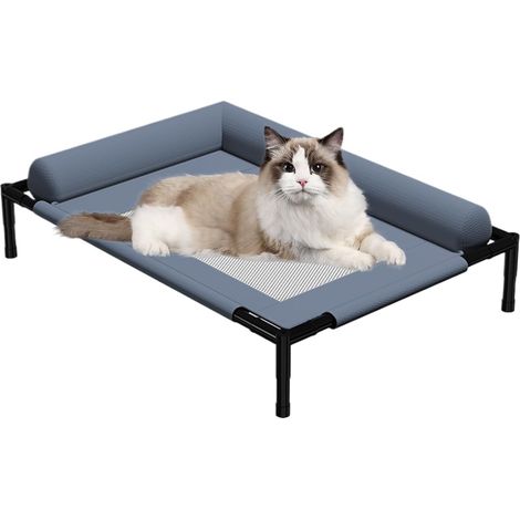 Dog Cot Bed Cooling Breathable Outdoor Dog Bed,Washable Pet Sofa