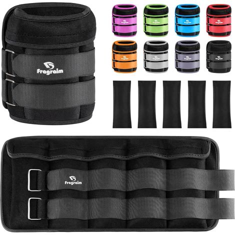 Poids Cheville Ajustables, Poids Poignet, 1-1,5/2/3/4/5/6/8/10 KG par Paire (1/5)