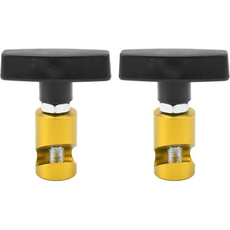 Jeffergarden Pince de Support de levage de capot, 2 pièces, Support de jambe de force de hayon de voiture, outil de retenue pour hayon et coffre jaune-DOU