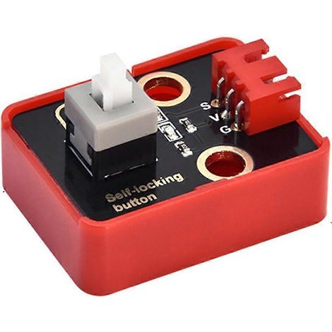 Module Bouton Auto-Verrouillant DIY Blocs Électroniques de Construction pour Arduino/Microbit avec Boîtier (1/5)