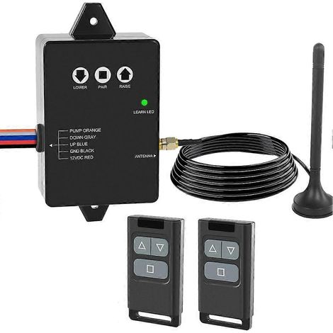 Kit de télécommande sans fil pour benne basculante, télécommande améliorée pour benne basculante 3/4 fils, pour pompes hydrauliques (1/5)