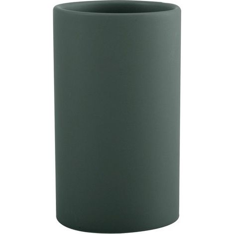 Gobelet Céramique TUBE-MATT Vert Foncé mat Spirella