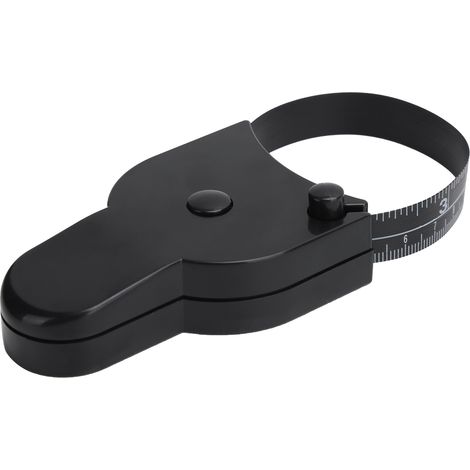 Mètre ruban rétractable noir de 150 cm / 60 pouces pour le corps, la taille, la tête, les hanches et les jambes. (1/5)