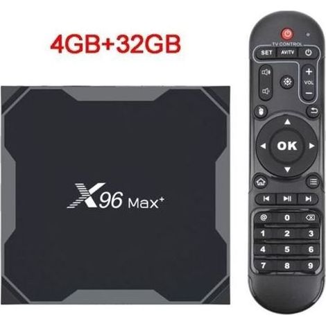 X96 Max Plus Smart TV BOX Android 9.0 Amlogic S905X3 Quad Core DDR4 4GB 32GB 2.4G / 5GHz Wifi BT 1000M 4K Google Player X96Max (1/4)