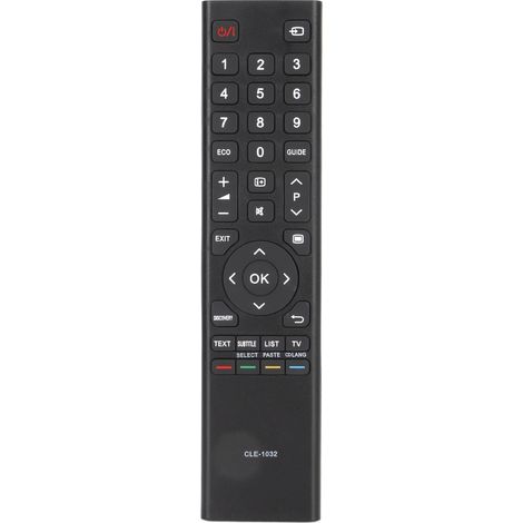 La télécommande CLE-1032 pour téléviseurs LED Hitachi est compatible avec les téléviseurs LED Hitachi tels que LD43HTD02F, LD43HTD02F-CO et LD32HTD02H. (1/5)