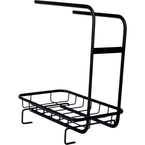 Étagère de Lavabo Porte-Serviettes de Salle de Bain en Acier Inoxydable (1/5)