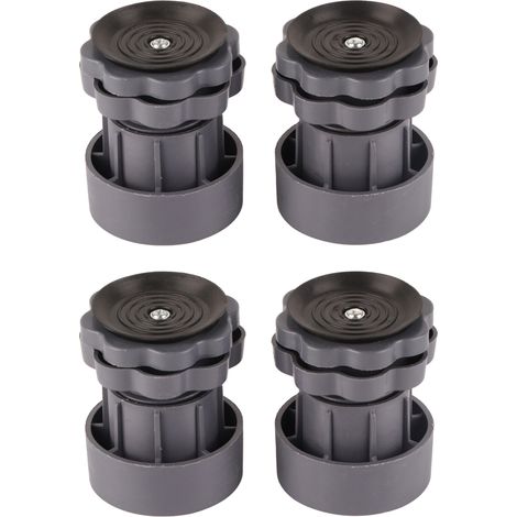 Lot de 4 patins anti-vibrations et antichoc pour machine à laver, antidérapants, de 8,5 cm de diamètre. (1/5)