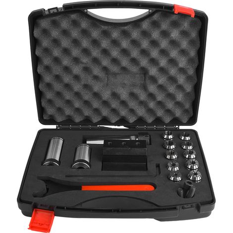 Porte-outil CNC SBHA25-32, mandrin de fraisage avec douille d'extension, barre de rallonge et clé à collet, set complet pour tour (1/5)