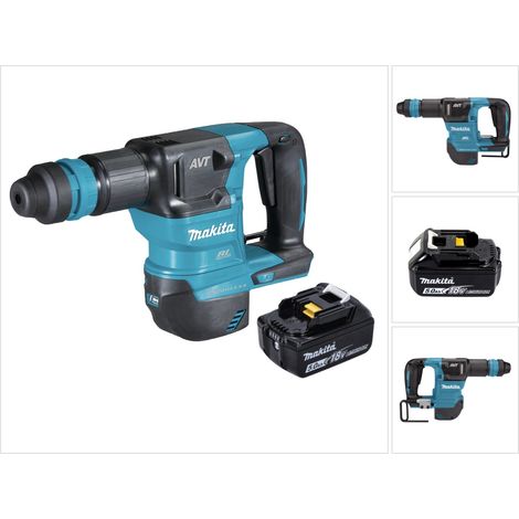 Makita DHK 180 T1 Akku Meißelhammer 18 V 3,1 J SDS Plus Brushless + 1x Akku 5,0 Ah - ohne Ladegerät