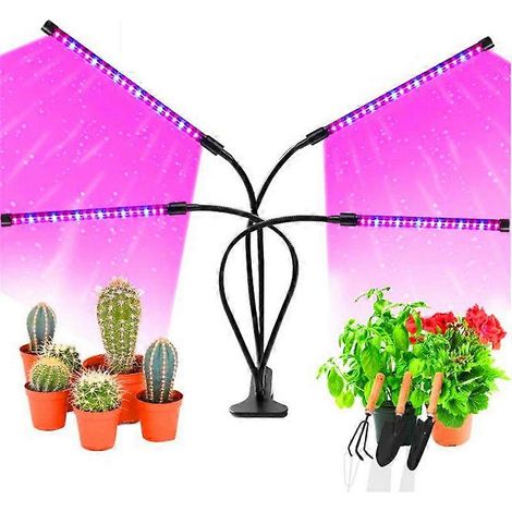 Lampe horticole à spectre complet avec minuterie, 72 LED, pour la croissance des plantes. (1/5)