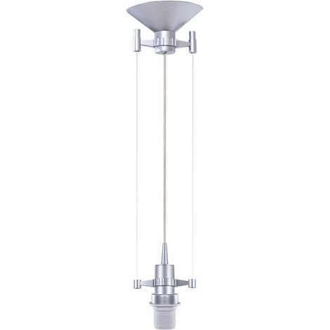 Hängeleuchte 1xe27 h.reg.xd.11,5cm grau