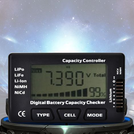 GTPower 2-7S Tragbarer digitaler Akku-Kapazitätsprüfer/Controller-Tester für RC-Modelle (1/5)