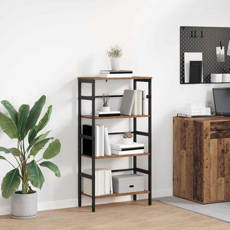 vidaXL Libreria Legno vecchio 60 x 29,5 x 115 cm Legno
