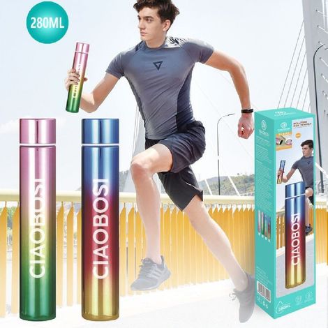 Linq - Bottiglia Borraccia Termica Acciaio Thermos 280ml Porta Vivande Colorato Tx-8260 - (1/5)