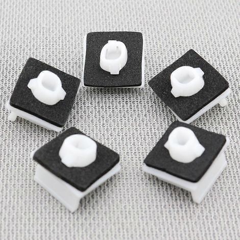 20 pièces pour Honda Civic et Jazz, clips de fixation de bas de caisse et moulure latérale 91514SAA003 (1/5)