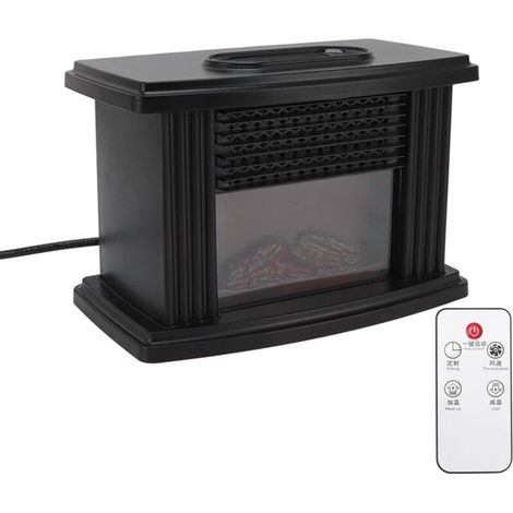 Chauffage de cheminée électrique, petit et Mini, silencieux, élégant, pour bureau, chambres à coucher, bureaux (1/5)