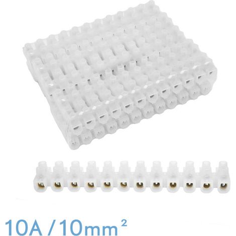 Connettore a spina 10a/10mm2 pe semitrasparente 12 prese a spina flessibili e facili da tagliare