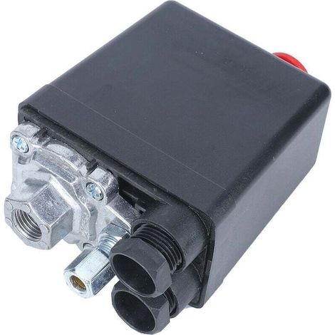 G1/4"-Druckschalter für Luftkompressoren, 220 V 20 A automatischer Druckventilschalter FB-30 für Einloch-Luftkompressoren 0,5-1,2 MPa (72,5-175 psi)