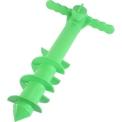 Base de Parasol de Plage en Plastique Abs Ancre Spirale Innovante, Coupe-Vent, Portable et Facile à Utiliser, pour Camping et Plage Style Aléatoire (1/5)
