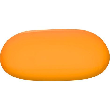 Pouf poire orange extensible pour intérieur extérieur - orange mandarine vif (1/5)