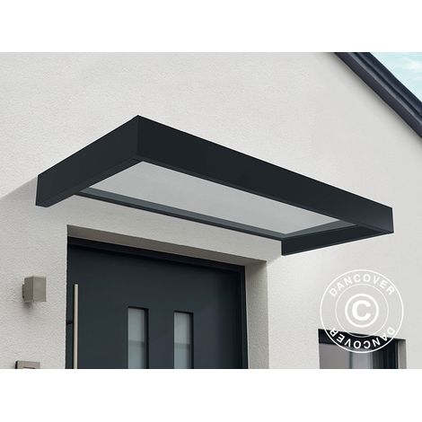Türvordach Sophia 2150, Palram/Canopia, 0,95x2,15x0,17m, Dunkelgrau/Klar - Dancover