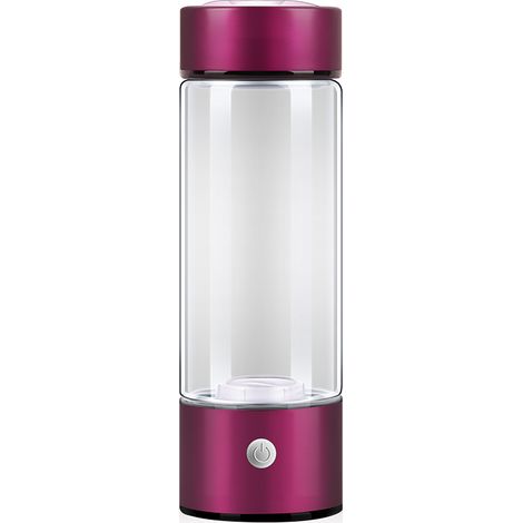 Générateur d'hydrogène bouteille d'eau, eau riche en hydrogène moléculaire réel, rose (1/5)