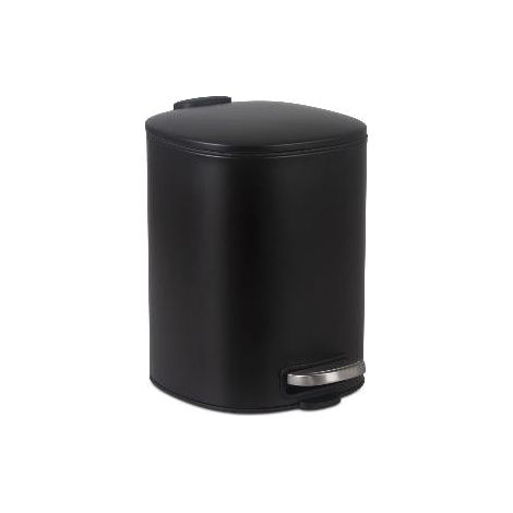 ANDREA HOUSE BA25112 Papelera Pedal Metal Negro 5Lt - ref: BA25112
