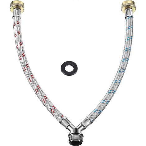 Connecteur, 30 cm, pour l'installation et l'entretien des accessoires de salle de bains, adapté au montage et à la réparation sanitaire.-AquaForge (1/5)