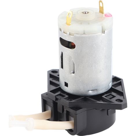 Pompe doseuse 12 V CC, pompe péristaltique pour liquides, pompe à tuyau, tête de dosage pour aquarium et laboratoire (1/5)