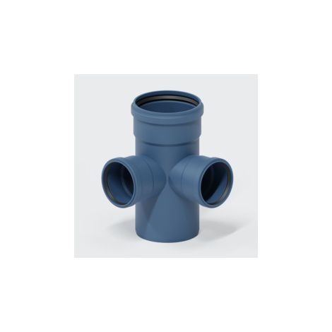 POLOPLAST Eckdoppelabzweig POLO-KAL NG DN160/110, 87,5 Grad (1/5)